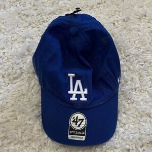 NWT 47 Los Angeles Dodgers Royal Blue Hat with White LA Logo